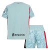 Camisola + Calções Guarda-Redes AC Milan Criança 2025-26 Azul